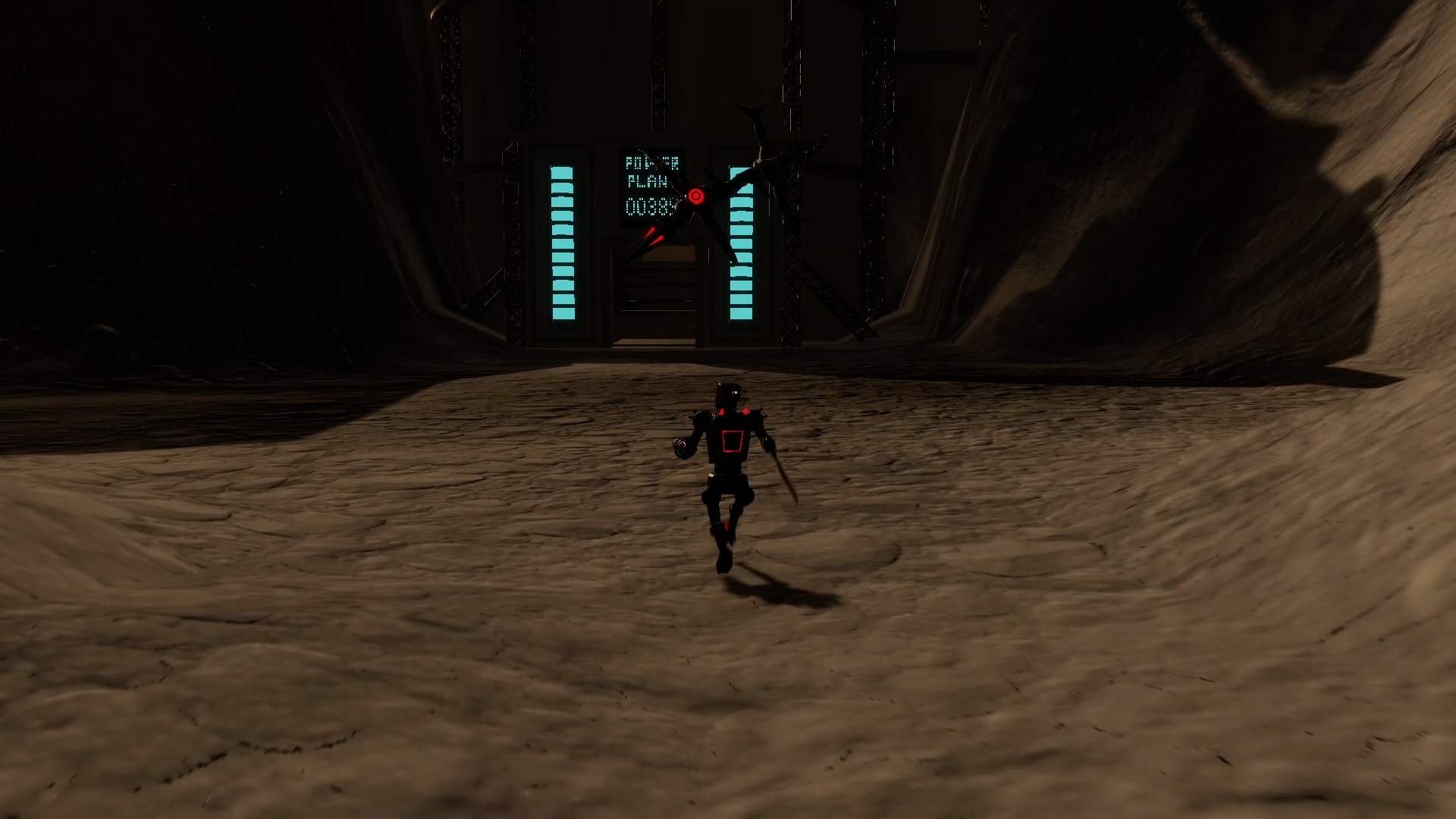 Robot infront of Plant