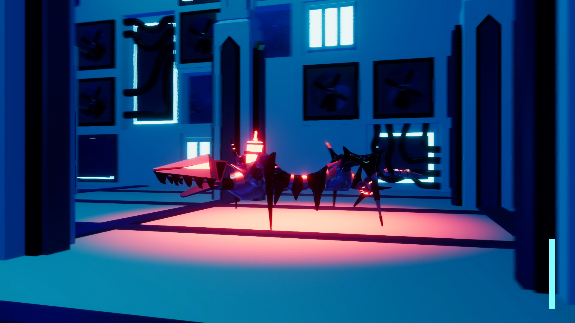 The parasite sitting in a room and waiting